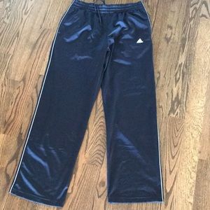 Adidas track pants, navy blue, size M